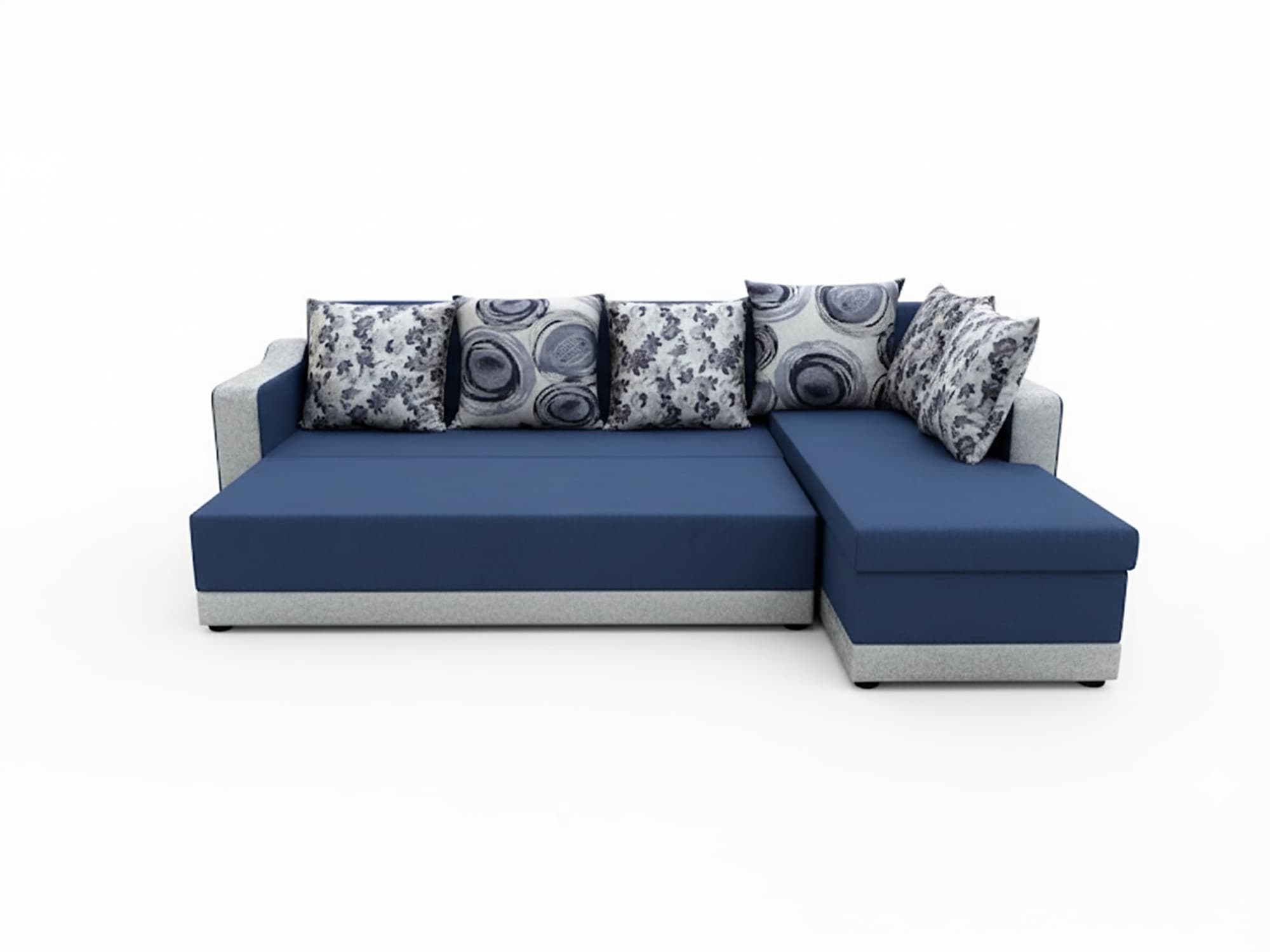 Convertible L-Shape Sofa Cum Bed 2