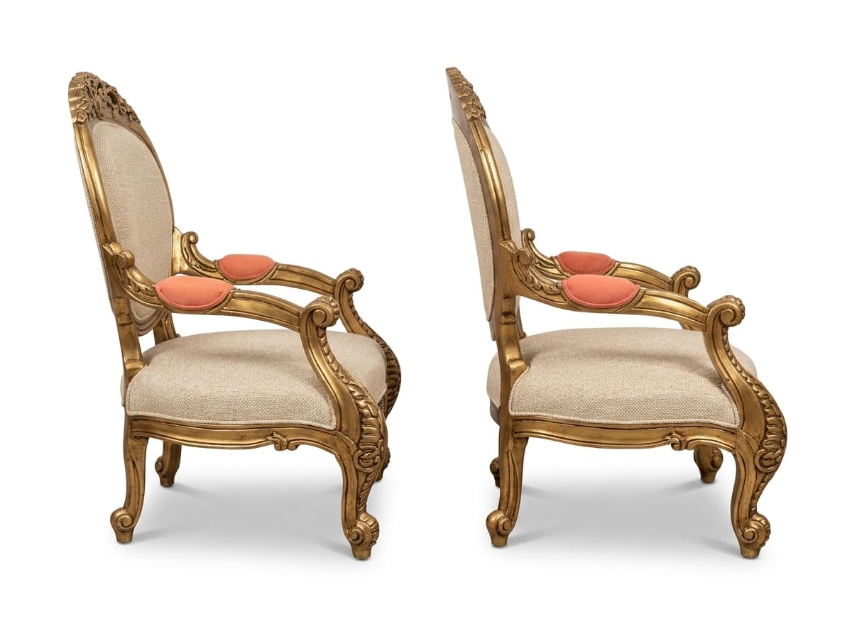 Luxury Classic Accent Chair 4