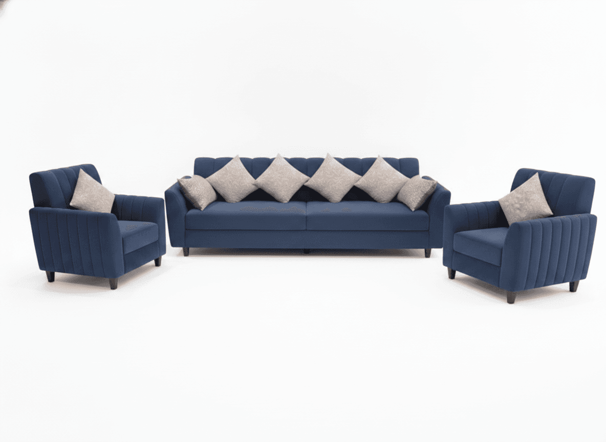 Modern Fabric Sofa Set (3+1+1) 2