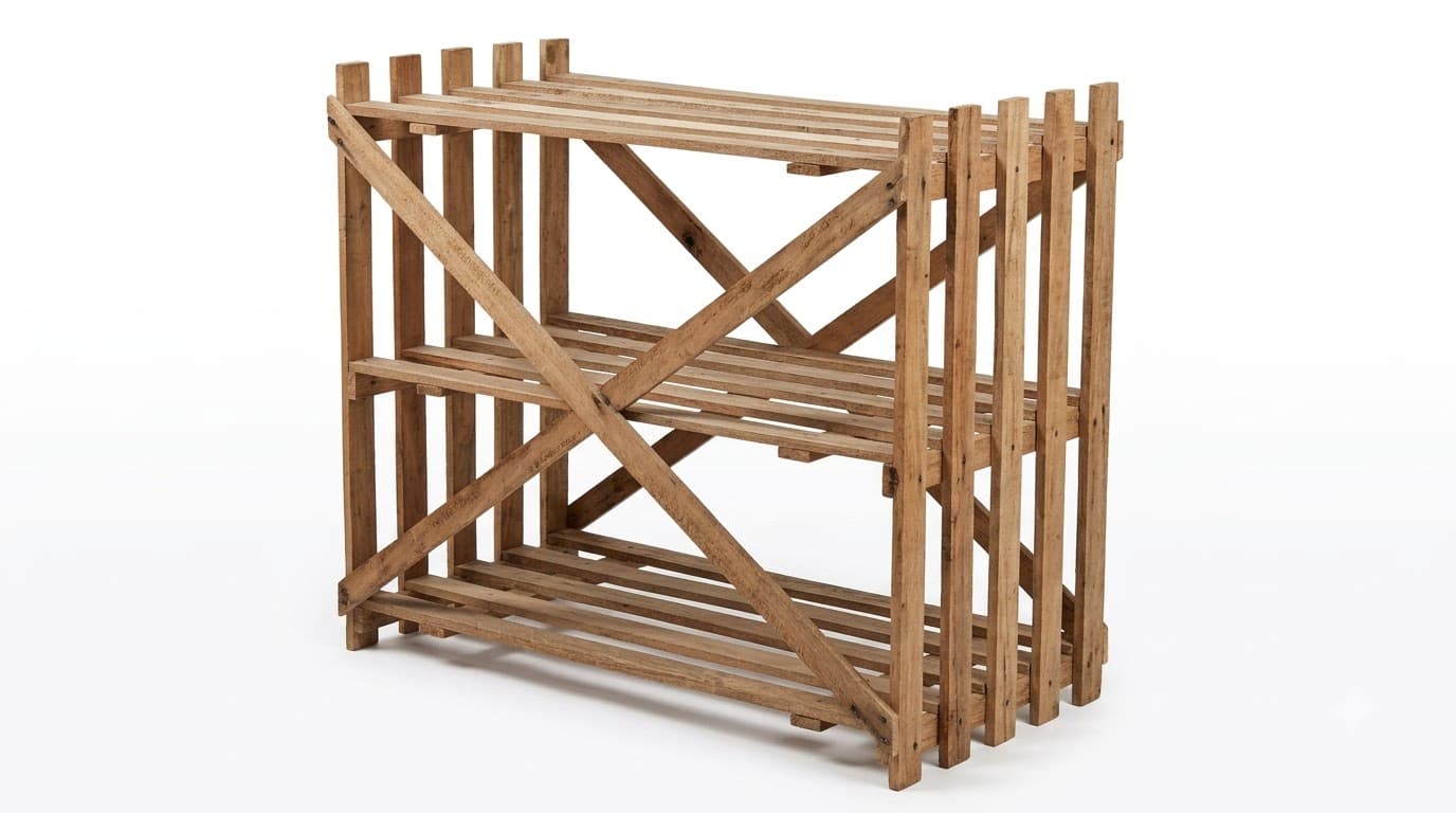 3-Tier Wooden Storage Rack 3