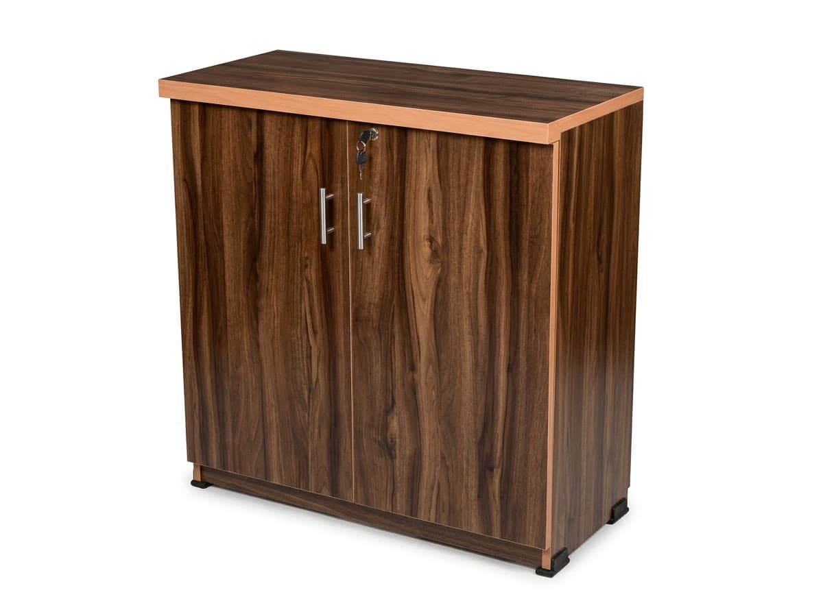 Wooden 2-Door Storage Cabinet 4