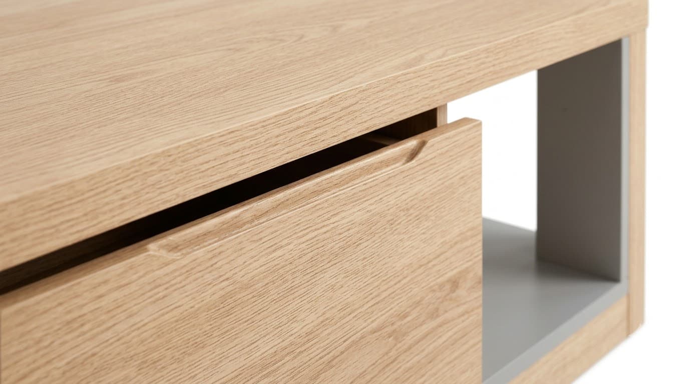 Modern Wooden Center Table with Storage 5