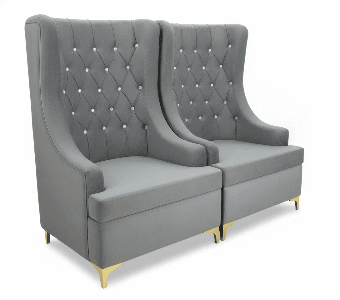Modern Tufted Wingback Accent Chair (Set of 2) 3