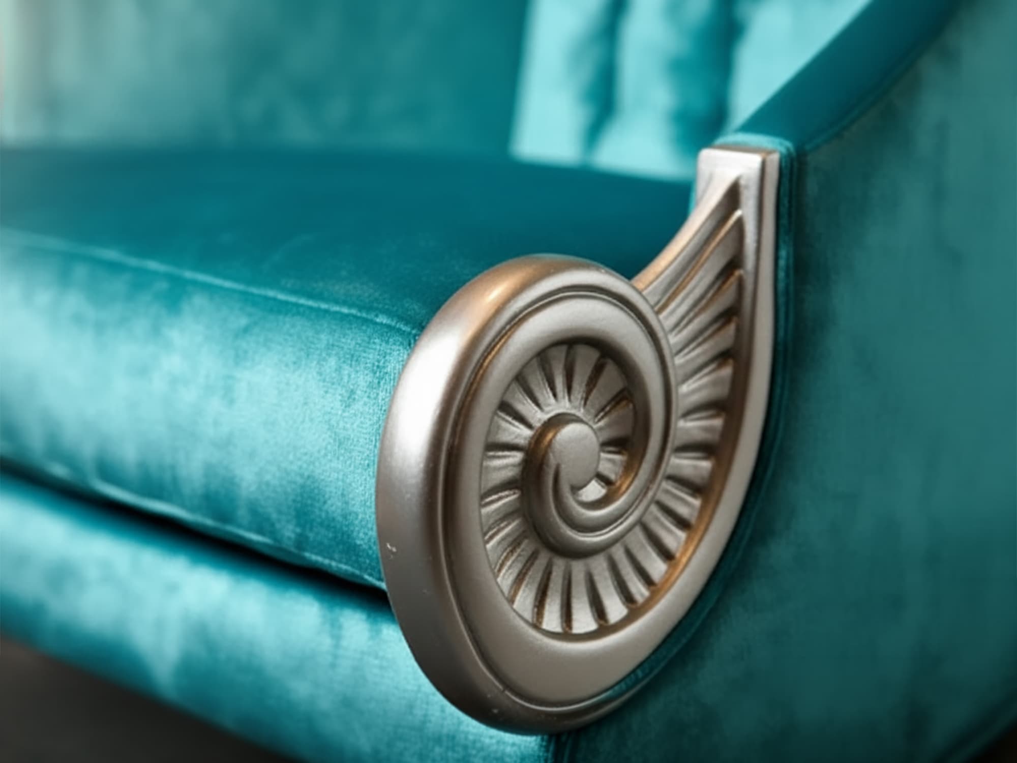 Luxury High Back Accent Chair with Tufted Upholstery 5