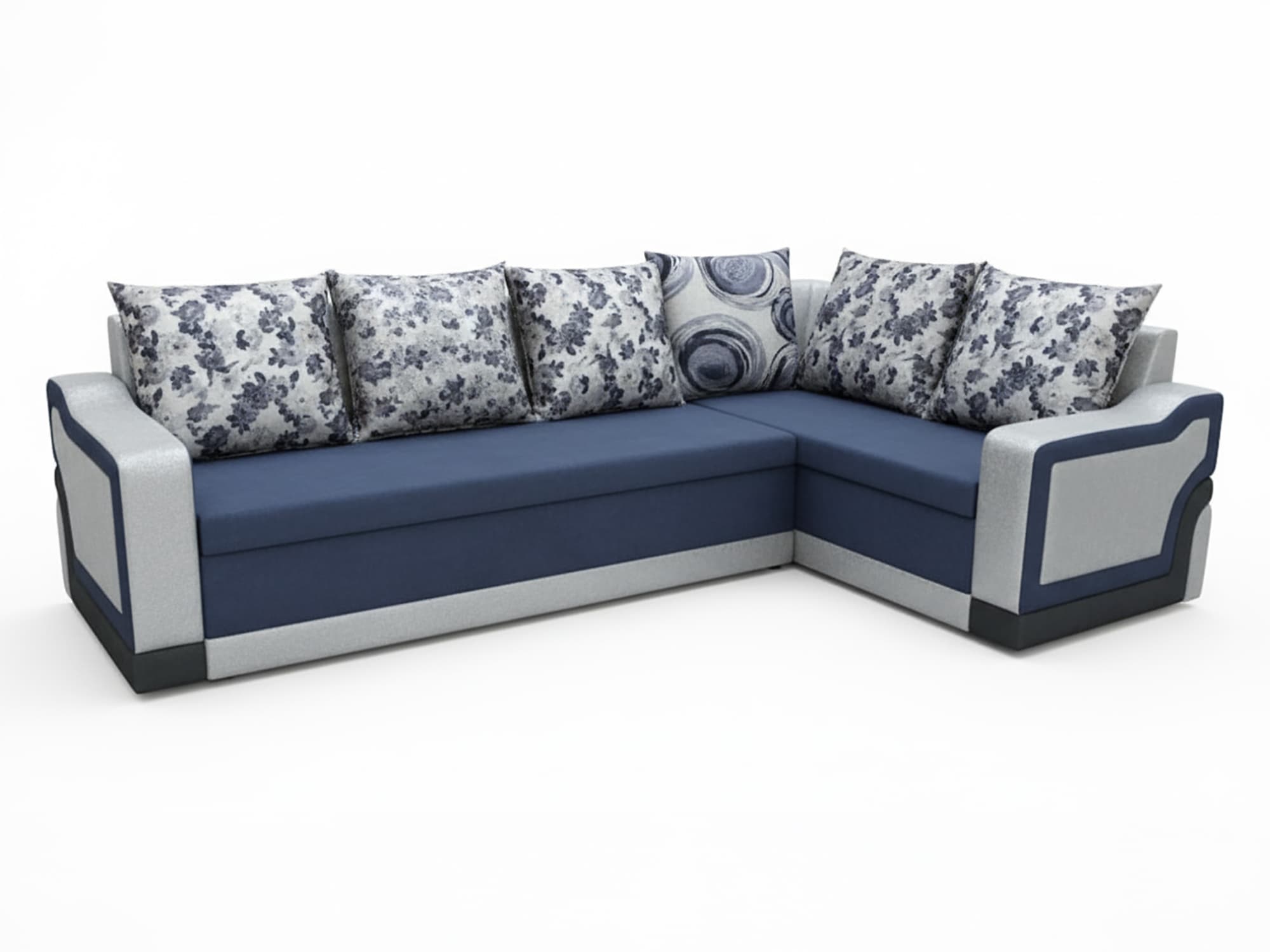 Convertible L-Shape Sofa Cum Bed 3