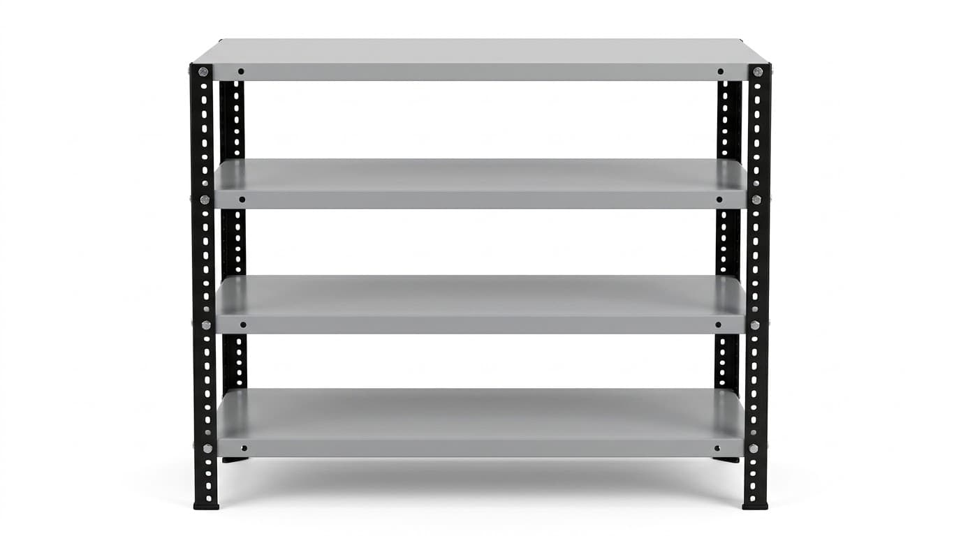 Heavy-Duty 4-Tier Metal Storage Shelving Unit 2