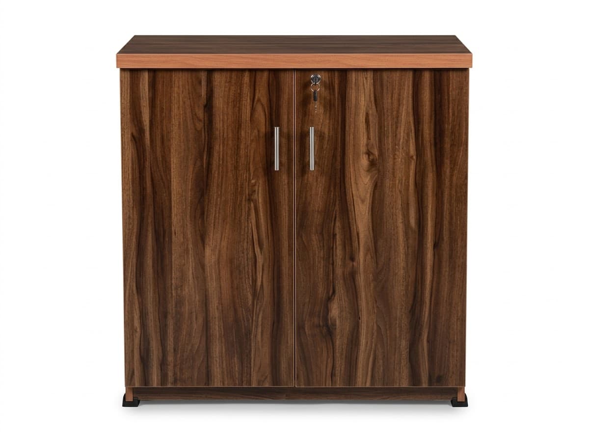 Wooden 2-Door Storage Cabinet 2