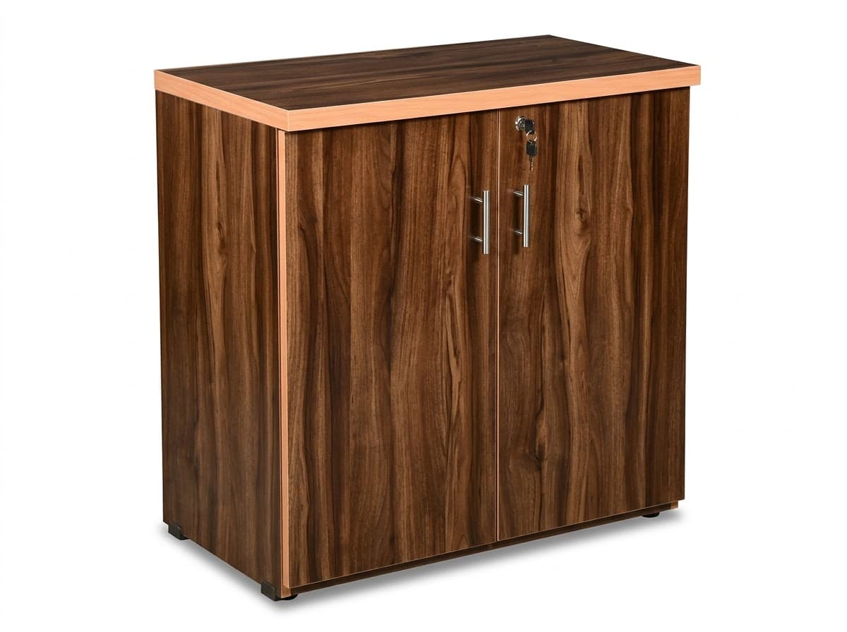 Wooden 2-Door Storage Cabinet 3