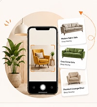 Search furniture by image on FurnishBazar
